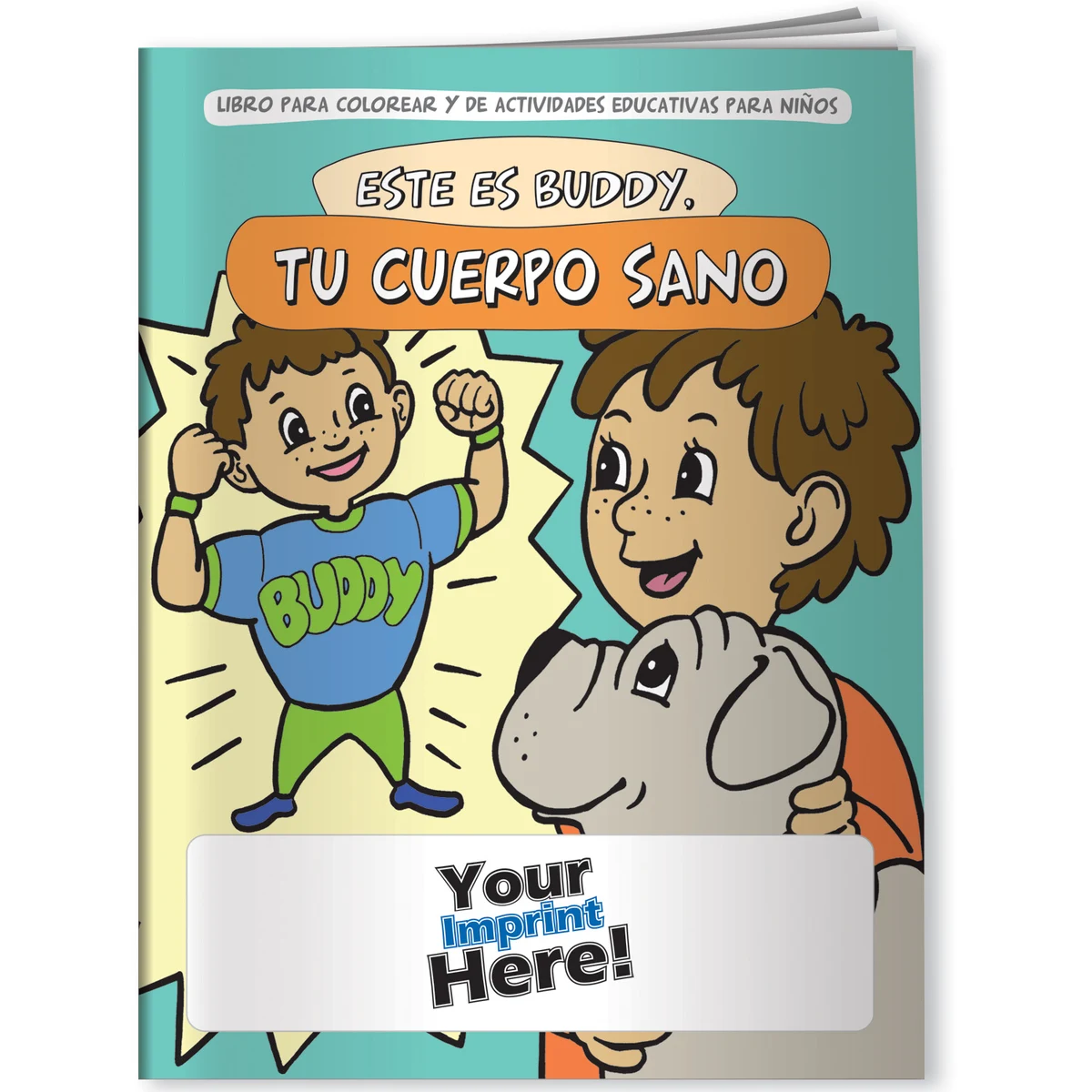Coloring Book - Meet Buddy: Your Healthy Body (Spanish) 1