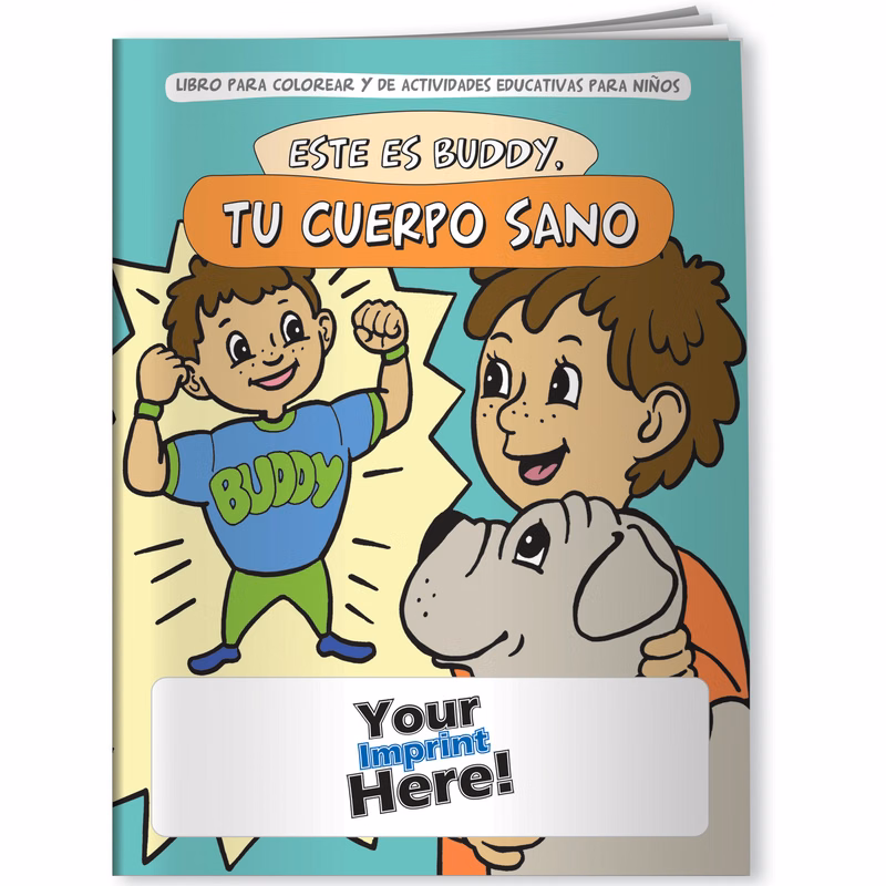 Coloring Book - Meet Buddy: Your Healthy Body (Spanish)