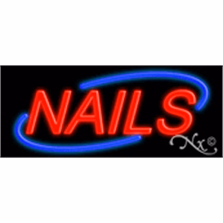 Nails Economic Neon Sign