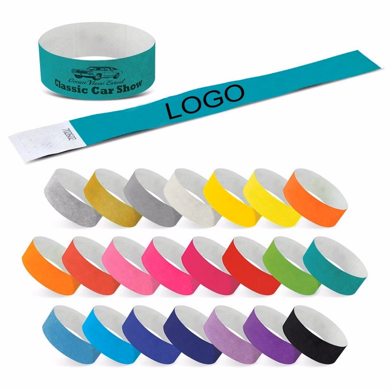 CUSTOM DISPOSABLE WATERPROOF WRISTBANDS