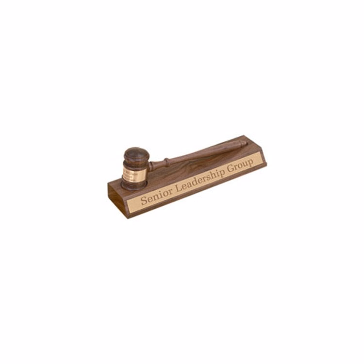 Gavel Desk Stand - American Walnut