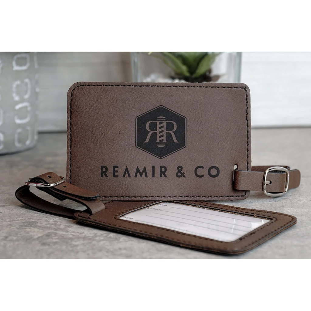 Leatherette Luggage Tags 1