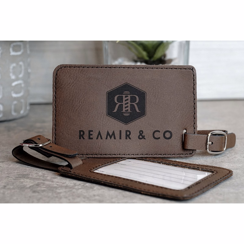Leatherette Luggage Tags