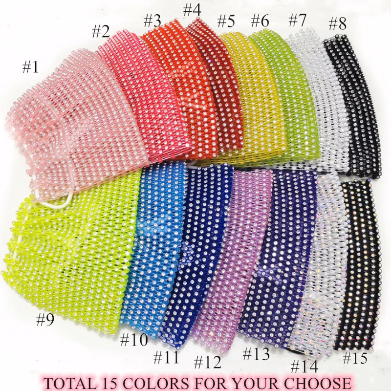 Fashion diamond mouth  medical  protection  face mask