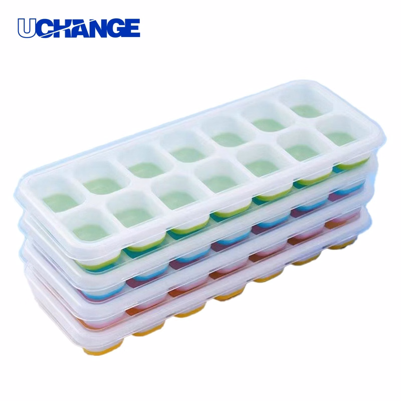14-Cavity Silicone Ice Cube Tray