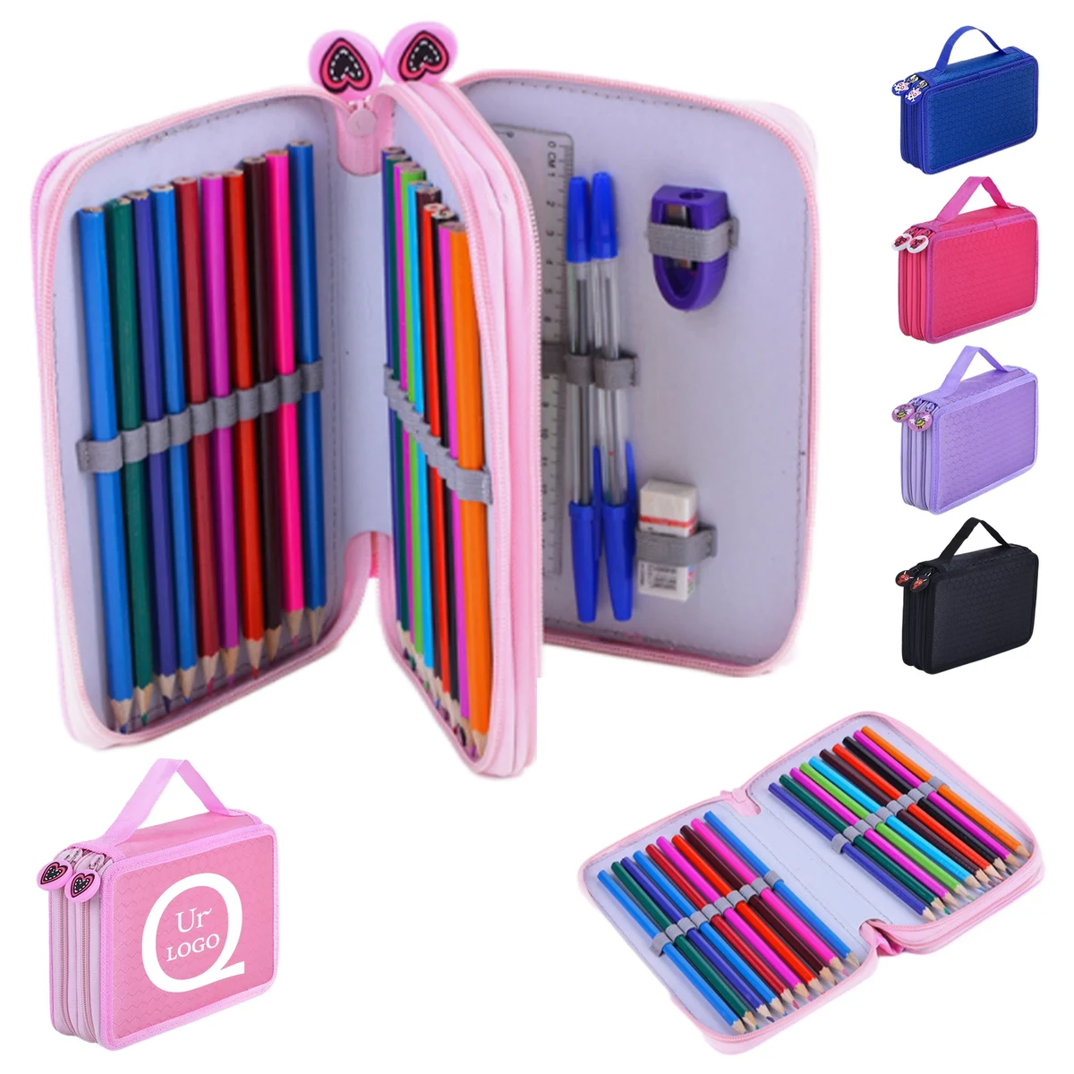 Double Layer Large Capacity Pencil Cases 1