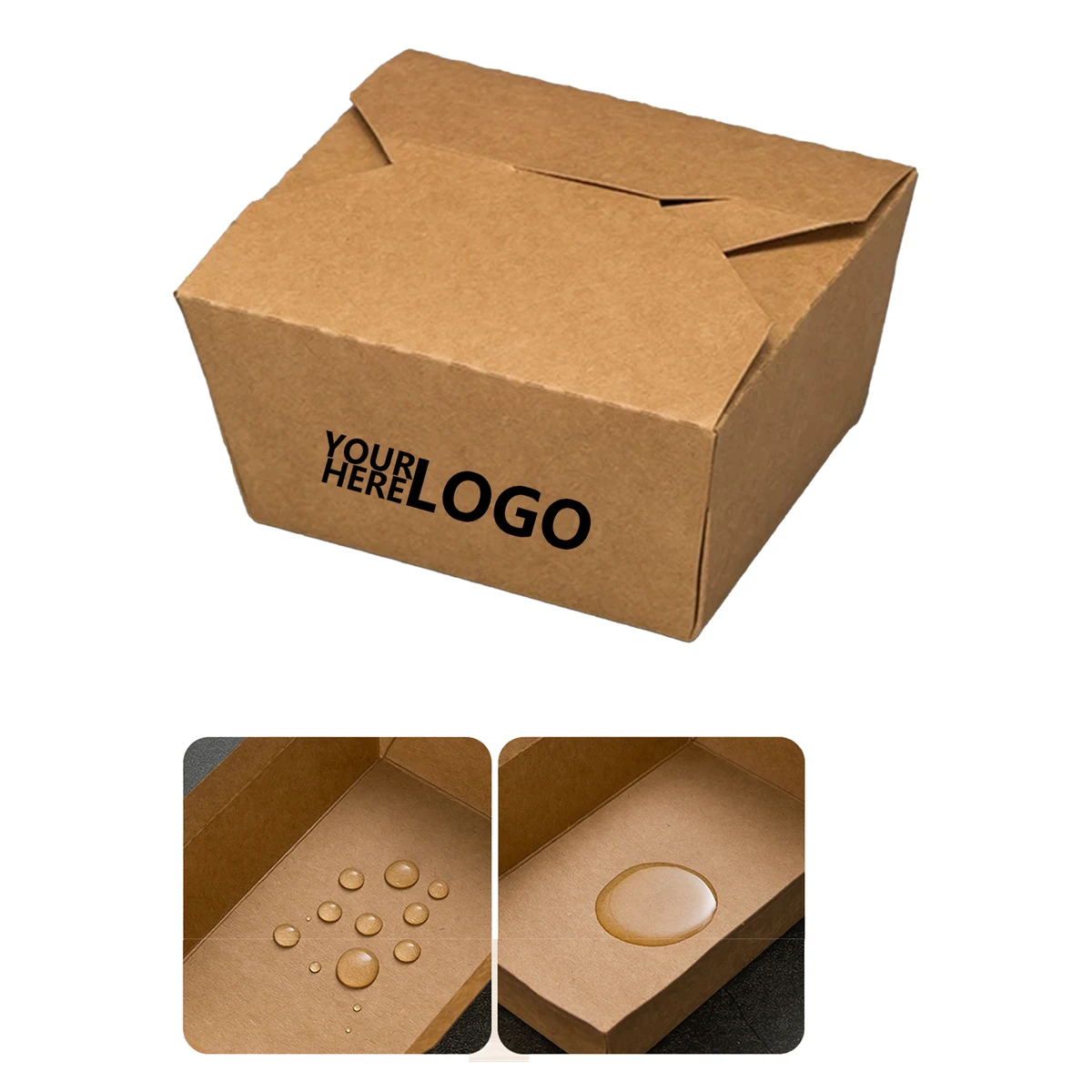 Eco-Friendly Kraft Paper Food Container 1