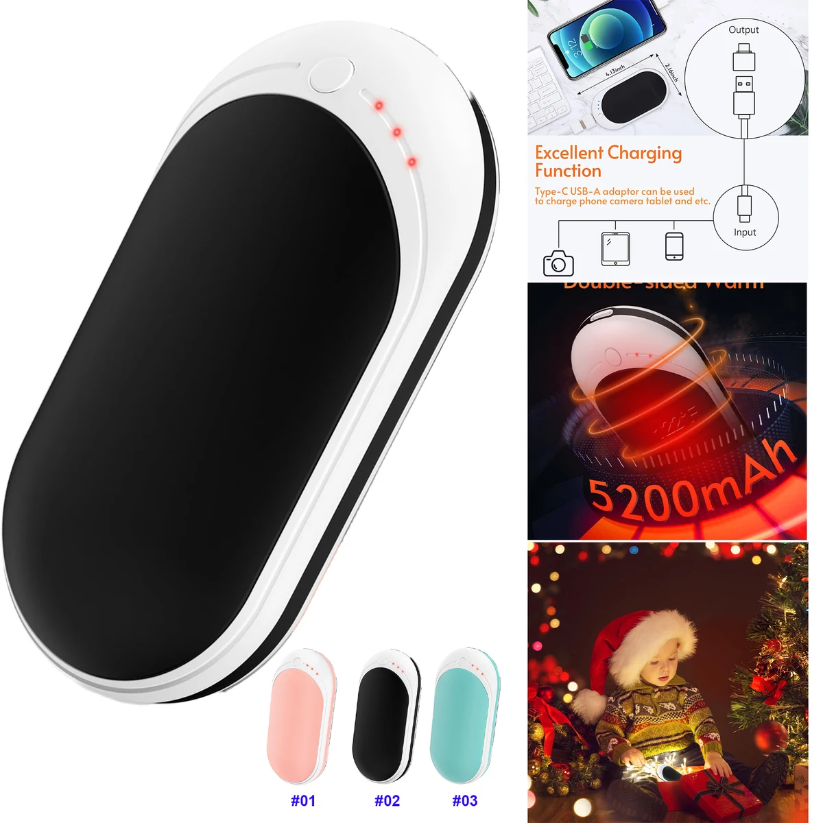 Hand Warmers 5200mAh Power Bank 1