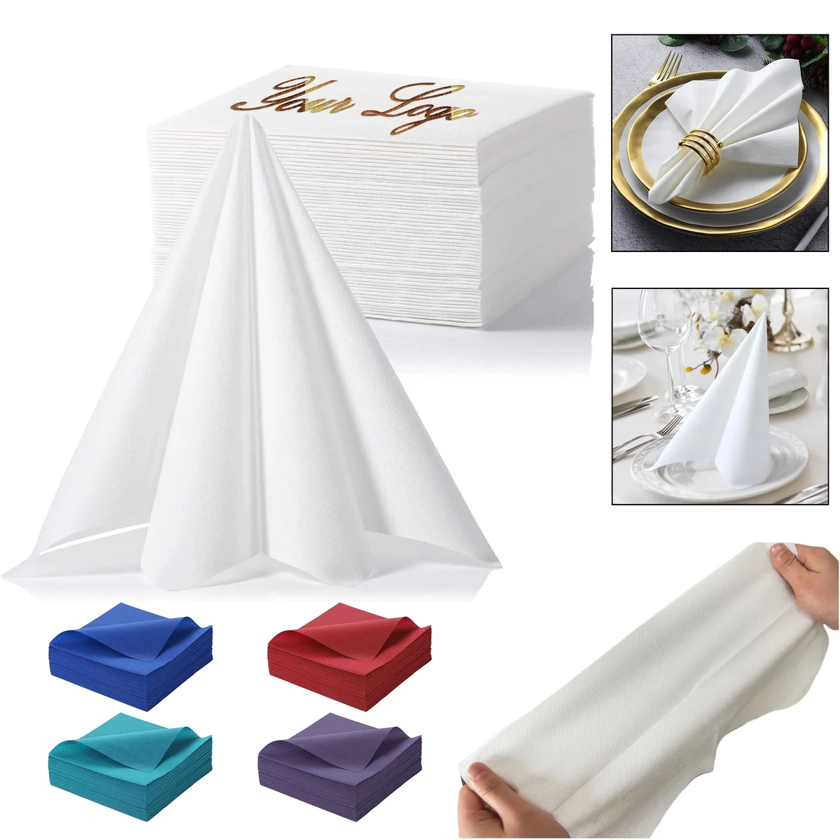 Napkins Air Laid Wedding Guest Towel 1