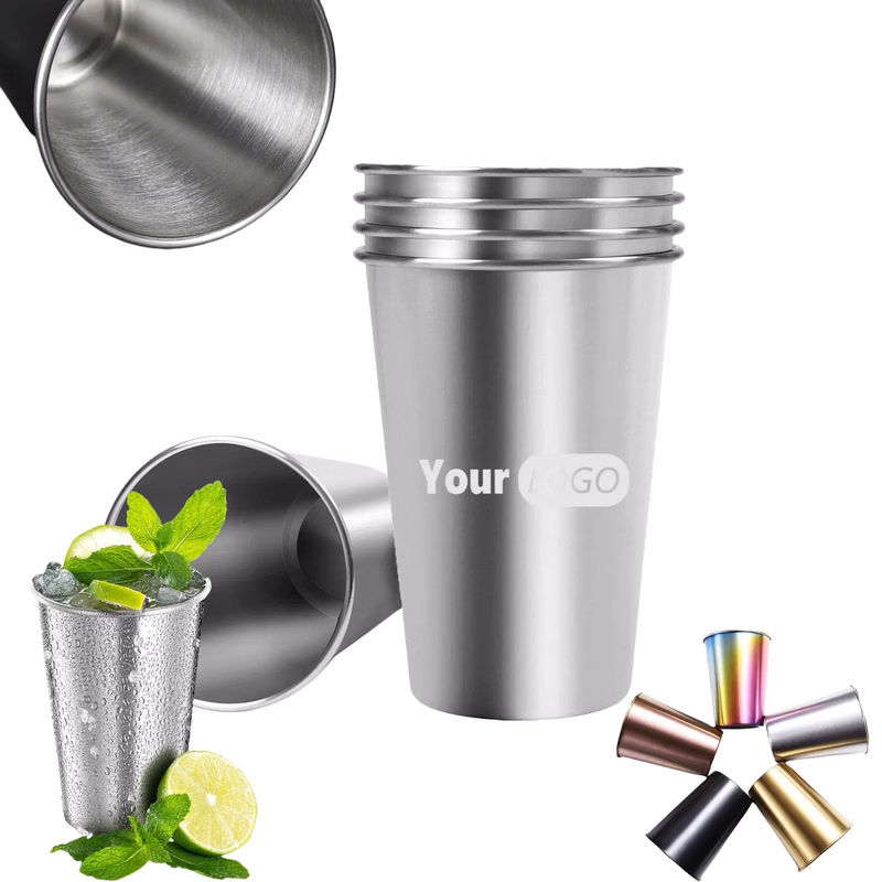 Customized Logo 17oz Stainless Steel Metal Cups Mup Tumblers
