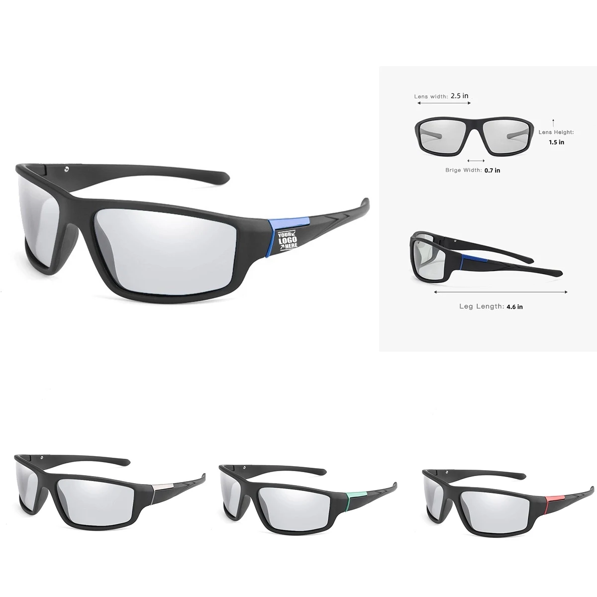 Polarized Sports Sunglasses for Running Cycling Golf 1