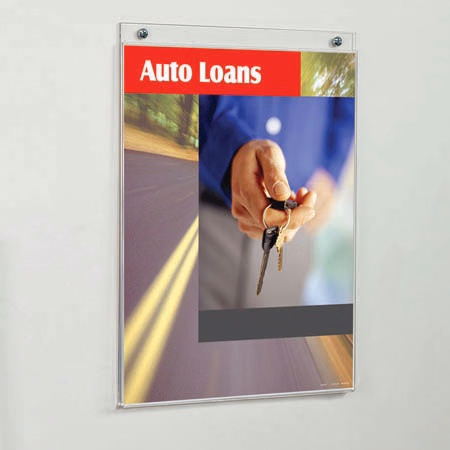 Wall Mount Acrylic Sign Holder