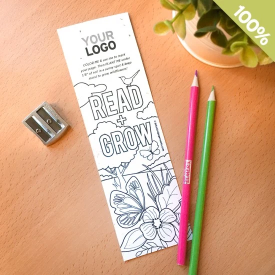 Color Me Plantable Bookmarks 1