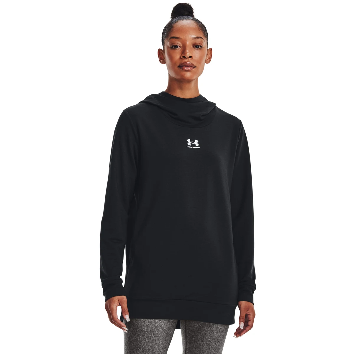 Women's UA Rival Terry Funnel, custom hoodie or sweatshirt with logo imprint 1