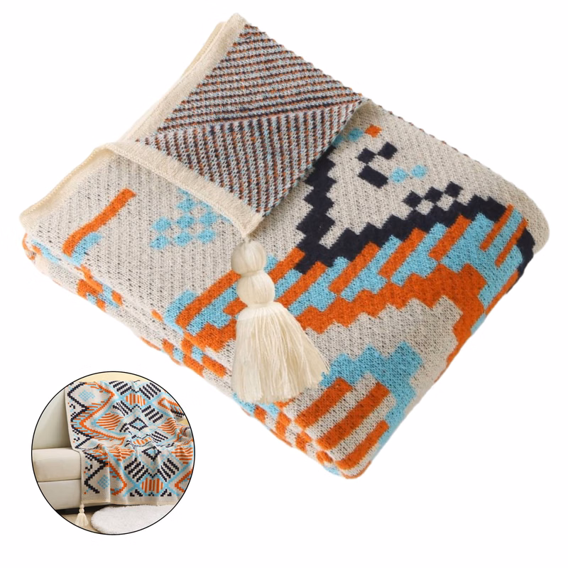 Bohemian Style Throw Blanket Mul Sizes Avail