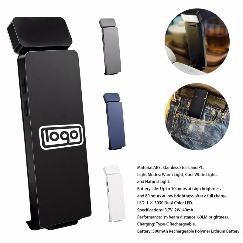 Mini Portable Clip-On Reading Light