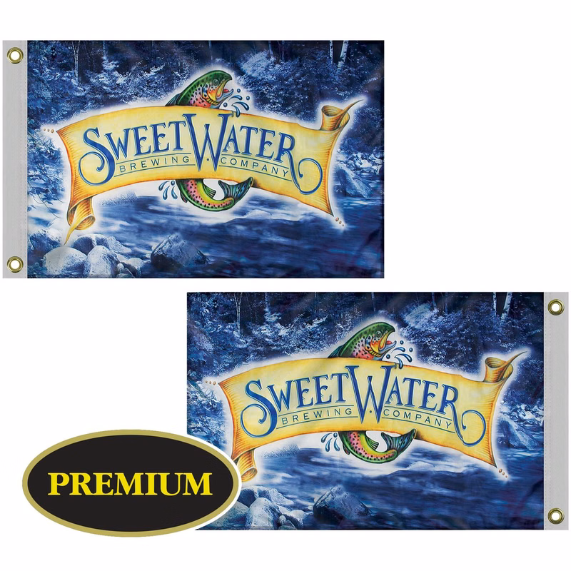 2' x 3' Double Sided Digitally Printed Knitted Polyester Flags