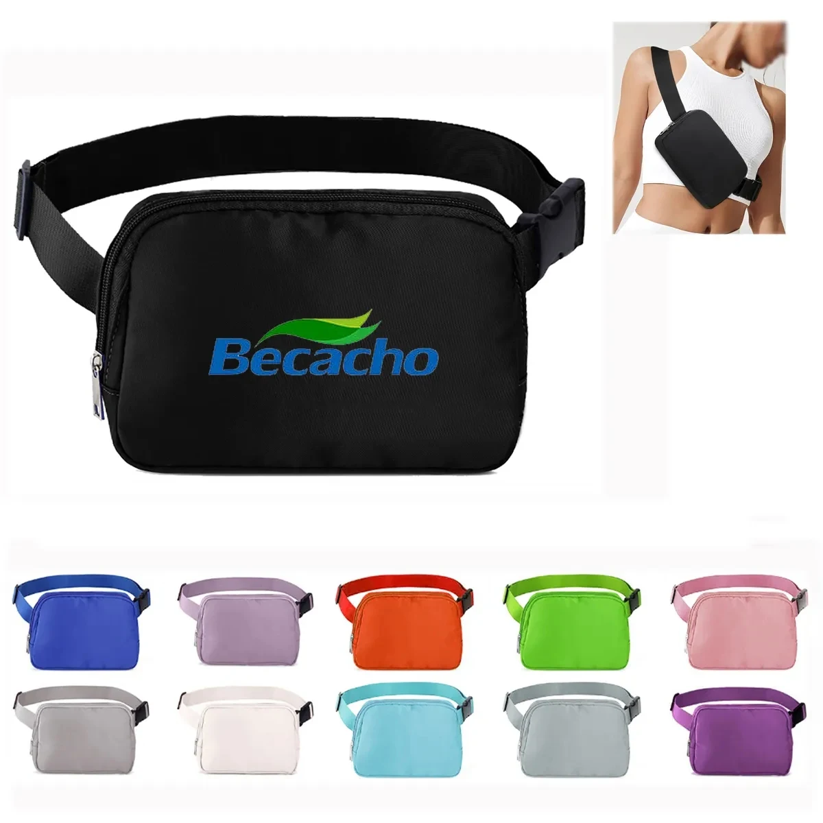 Fanny Pack Belt Bag Unisex Waist Pouch 1