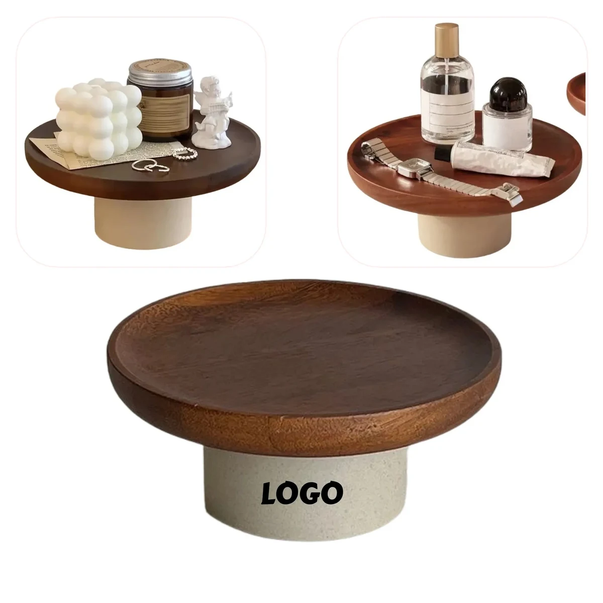 Wooden Cake Tray 1