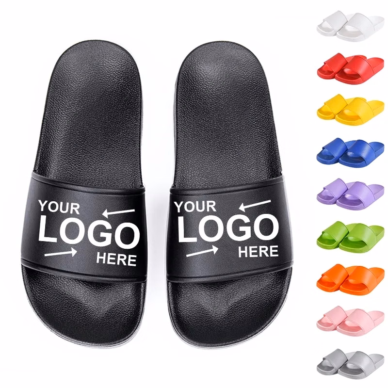 Solid Color Pvc Summer Slipper Sandals