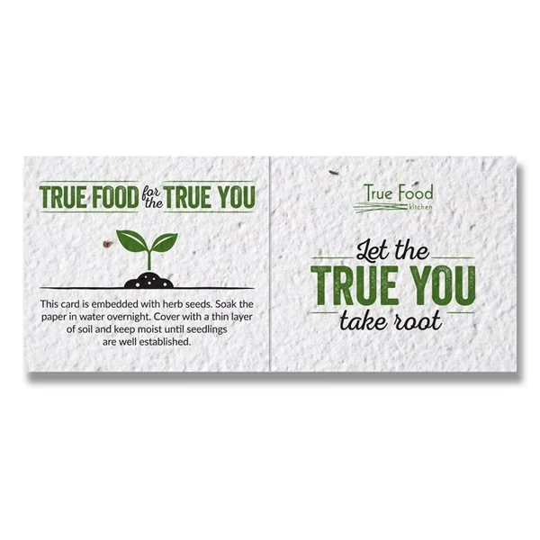 Seed Paper Folding Business Card, Small 1