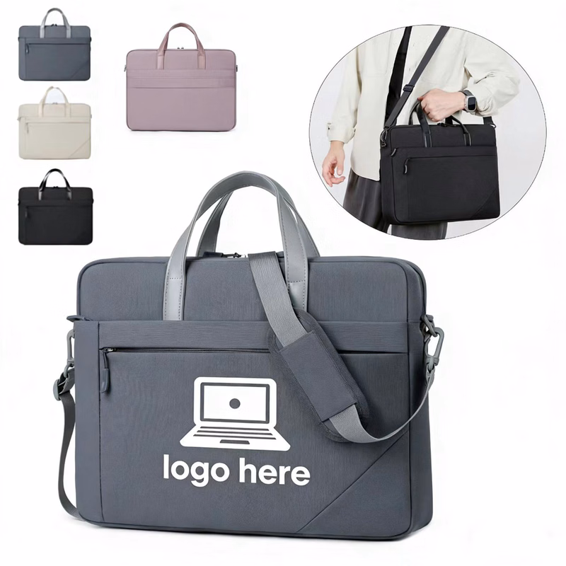 Laptop Tote Bag with Crossbody Strap