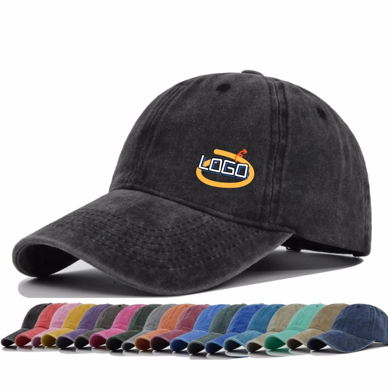 Vintage Cotton Adjustable Washed Baseball Caps