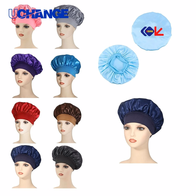 Satin Silk Bonnet Sleeping Cap