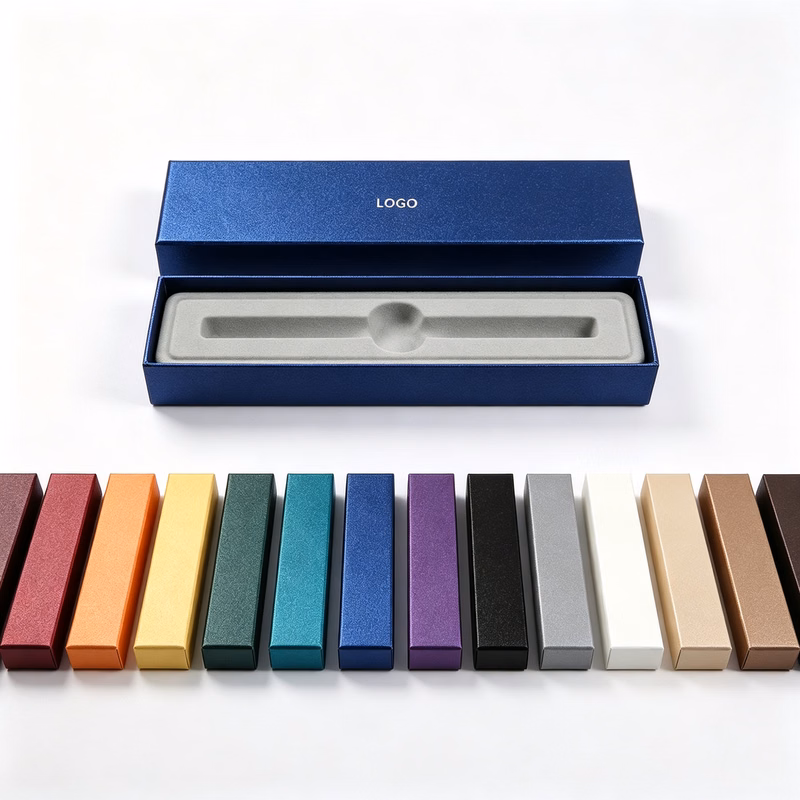 Paper Pen Box with Sponge Liner