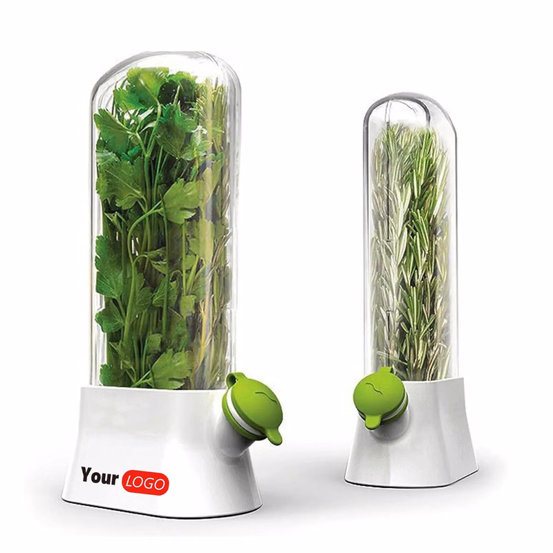 Acrylic Herb Storage Container for Refrigerator