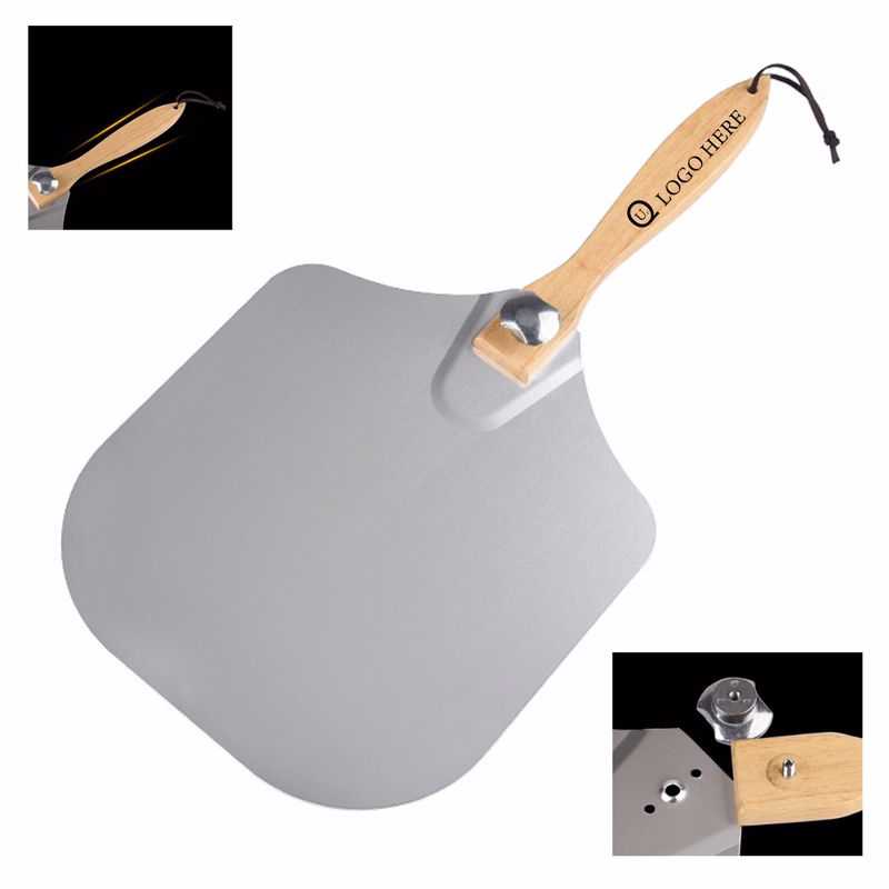 Wooden Handle Pizza Shovel
