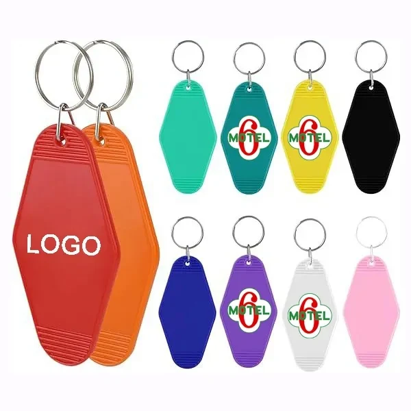 Old Style Motel Key Chains 1