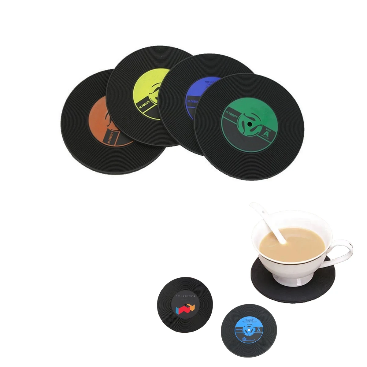 Vinyl Record Coasters MOQ 200PCS 1