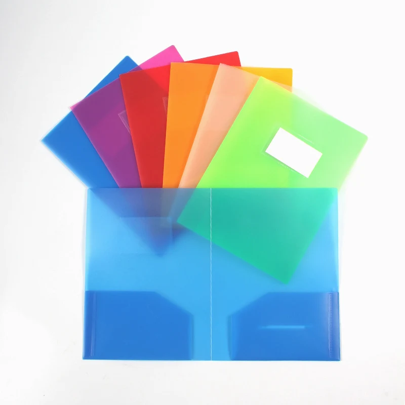 2 Pocket Plastic Folders 1