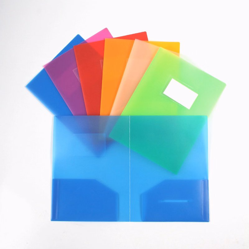 2 Pocket Plastic Folders
