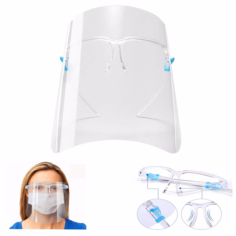 PET Face Shield Plastic Glasses Frame