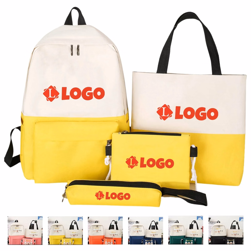Canvas School Backpack for Students