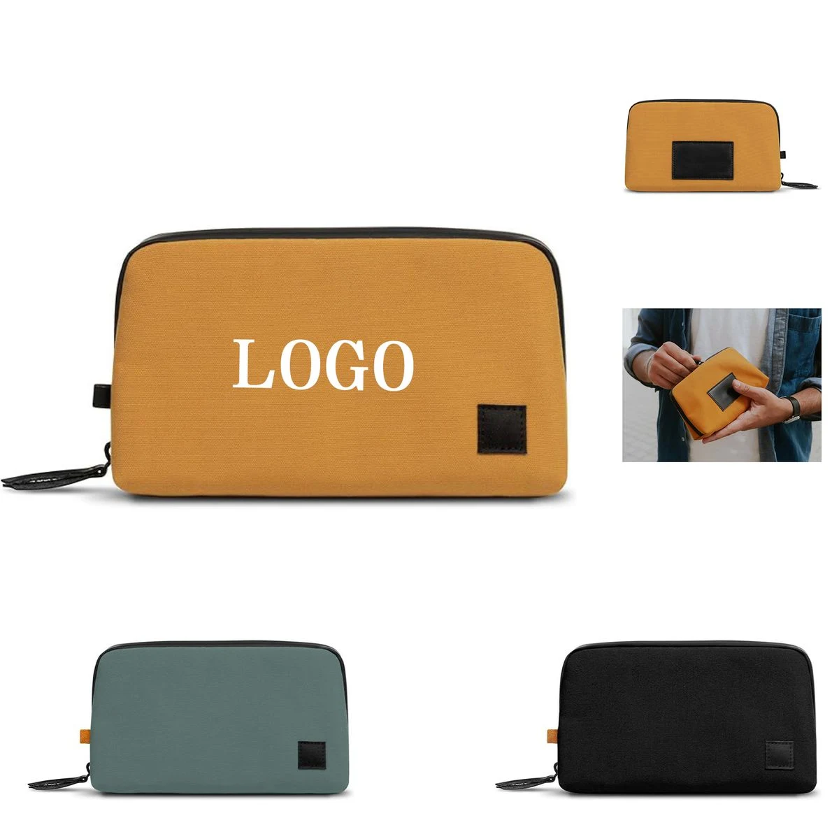 Recycled Materials Minimalist Travel Pouch 1
