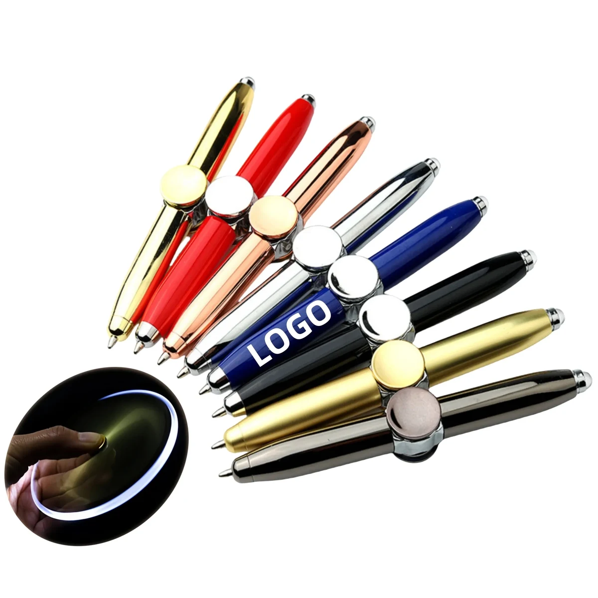 Cool LED Fingertip Spinning Pen 1