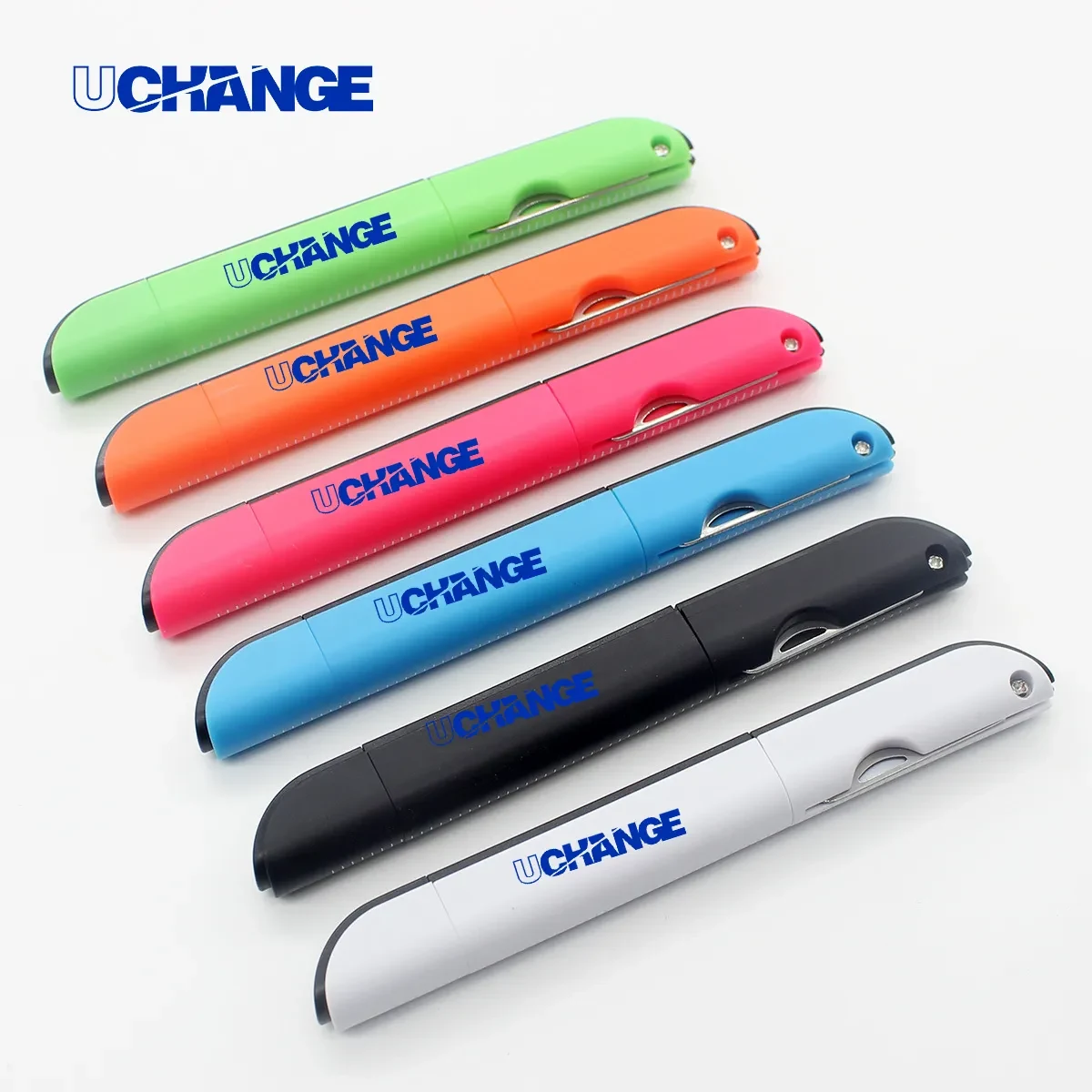 Multi-Function Ballpoint Pen With Scissors & Ruler 1