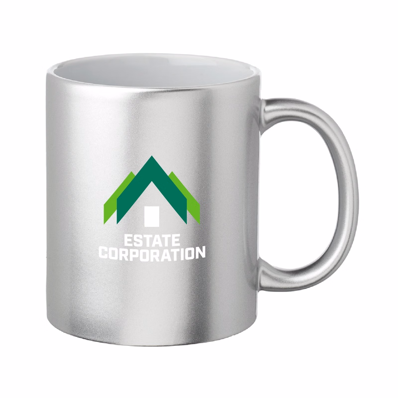 11 oz. Metallic Custom Mug (Full Color Imprint)