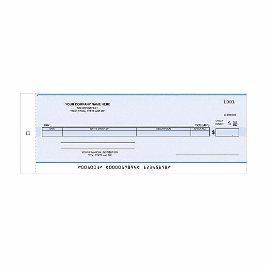 Checks, Cash Disbursement Center