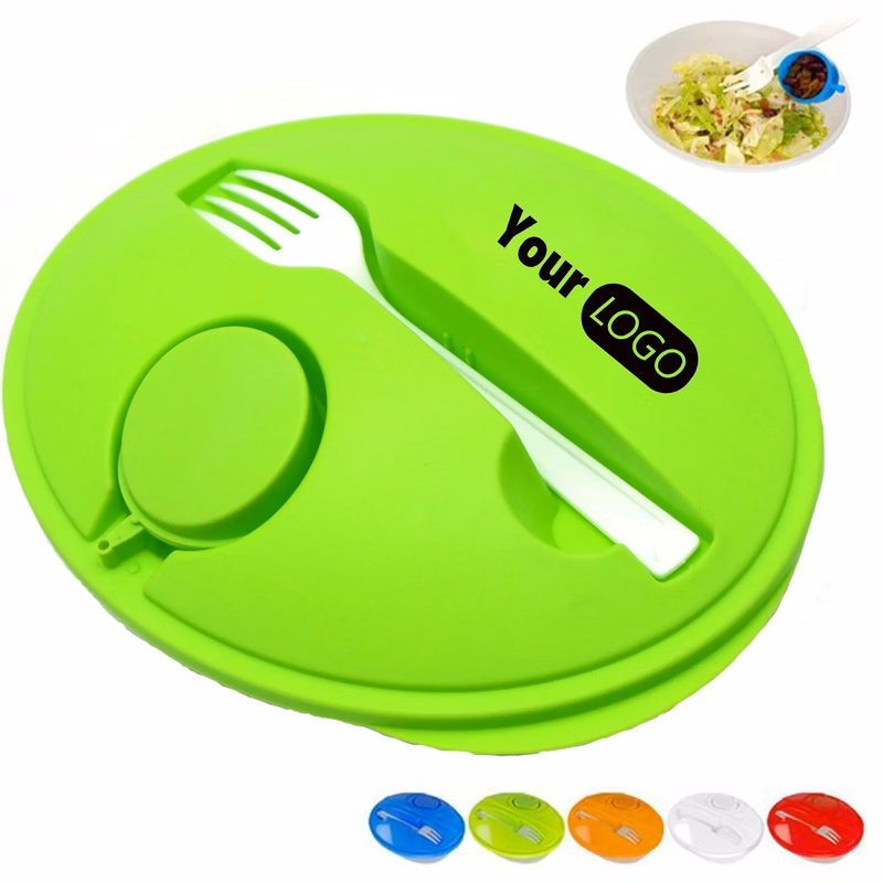 Oval Salad Shaker / Bowl Lunch-To-Go Container