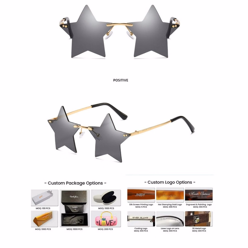 Pentagram Personalized Trendy Party Eyeglasses