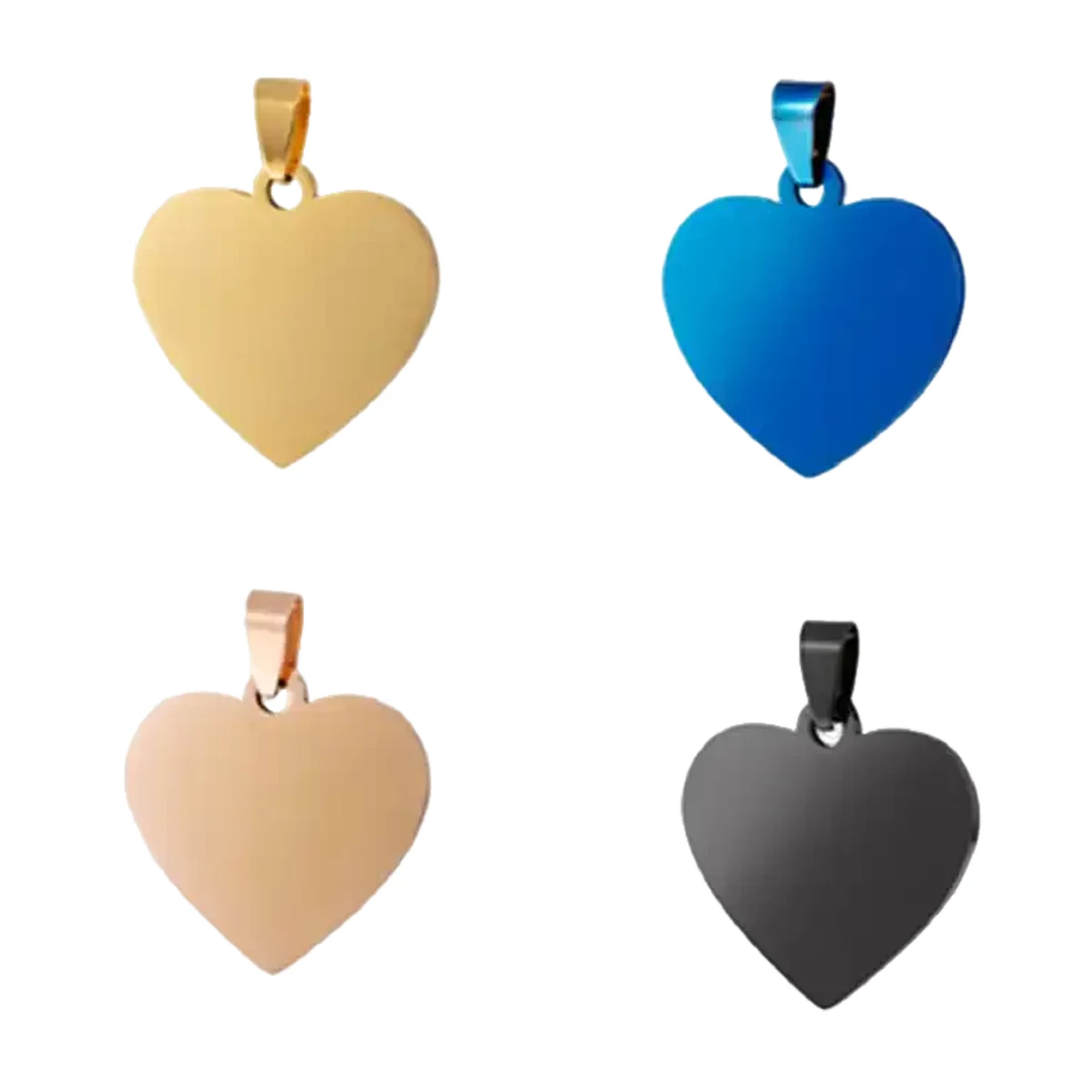 Heart Style Stainless Steel Pet Tag 1
