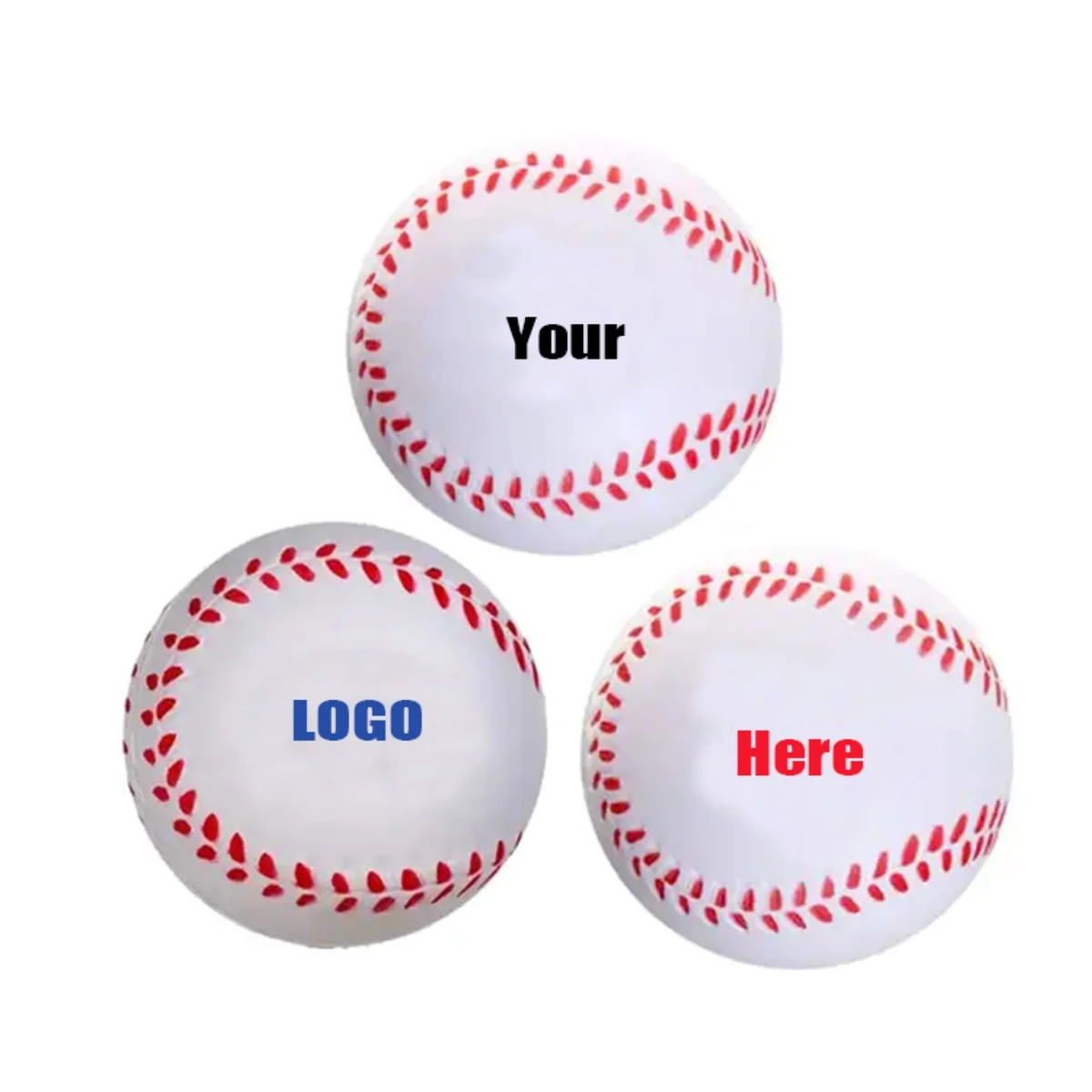 Custom Logo Baseball Stress Ball 1