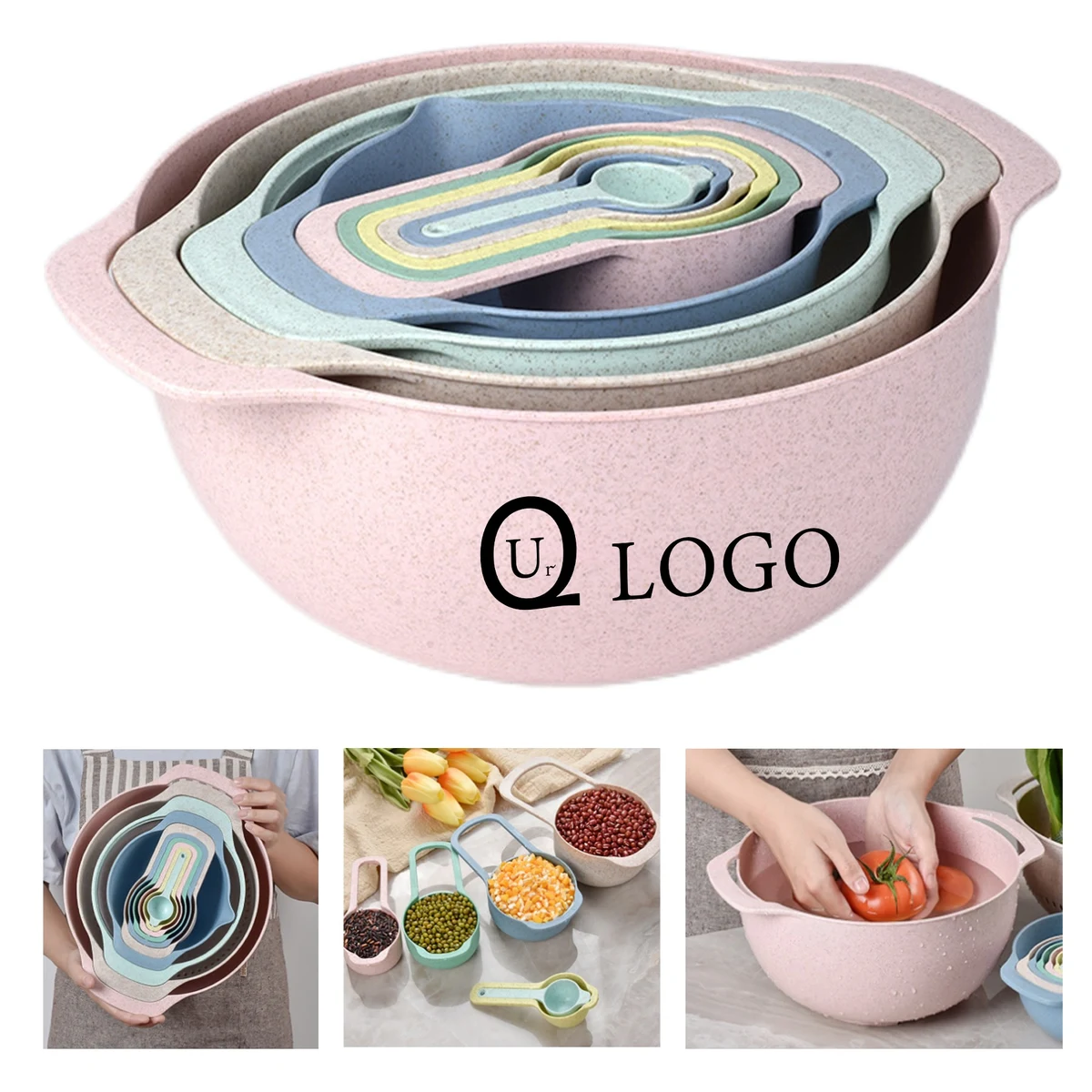 Ten-Piece Measuring Bowl Baskets 1