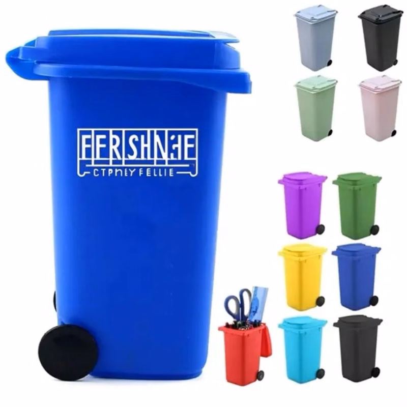 Mini Trash Bin Pen Holder