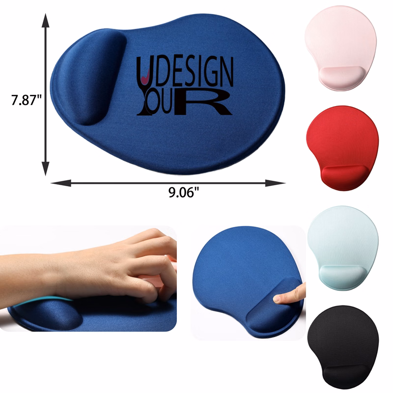 MOQ 50 PCS Comfortable Silicone Wrist Rest Mouse Pad