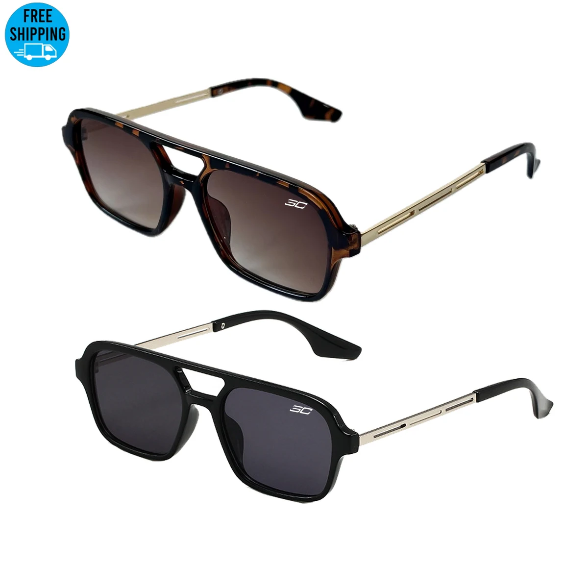 Retro Aviator Sunglasses 1